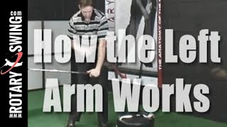 Mastering the Left Arm in the Downswing for Better Lag