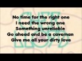 Cher Lloyd - Dirty Love (LYRICS) 