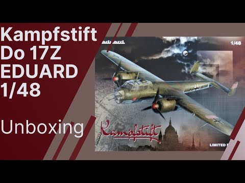 Kampfstift-Do 17 z 1:48 (Eduard 11147) unboxing #modellbau #eduard @DerModellbauerSwen