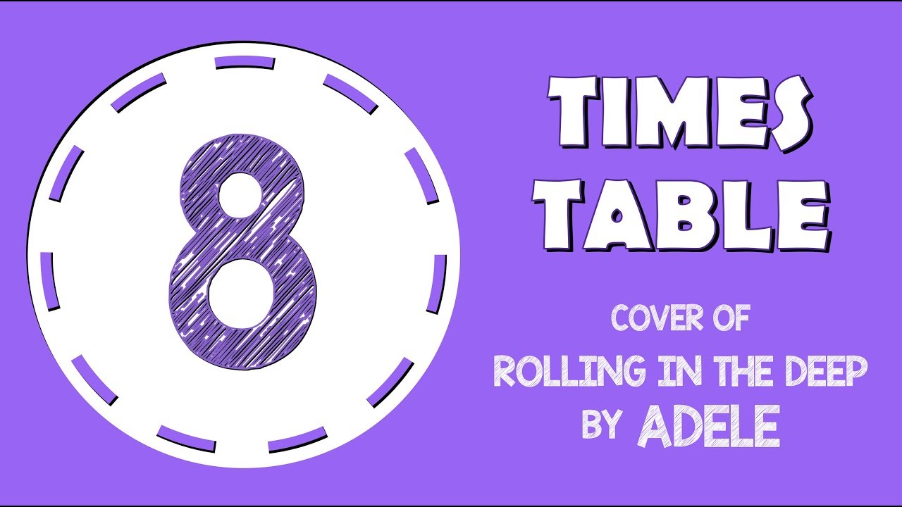 8 Times Table Song (Cover of Rolling In The Deep by Adele)