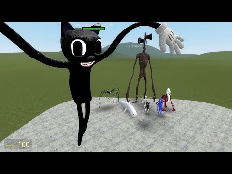 CARTOON CAT VS TREVOR HENDERSON CREATURES!! Garry's Mod