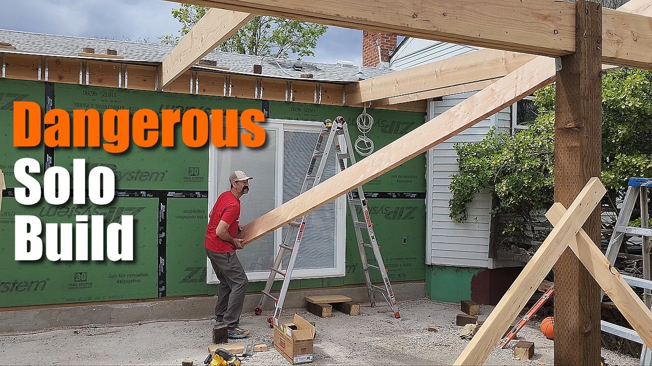 Framing a 600 Sq Ft Outdoor Living Space SOLO