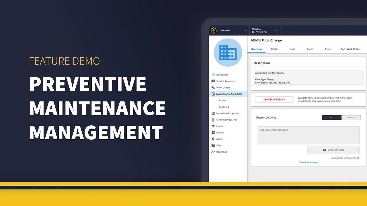 AkitaBox Preventive Maintenance Management Software