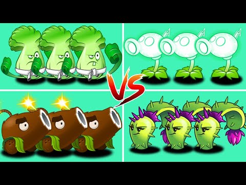 Team Boxing Plant Vs Random 5 Team Plant - Who Will Win? - PvZ 2 Team Plant