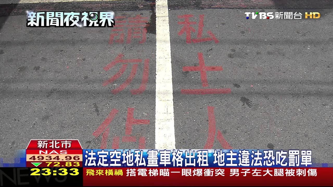 不租用車擋店面 地主騎樓地私畫停車格