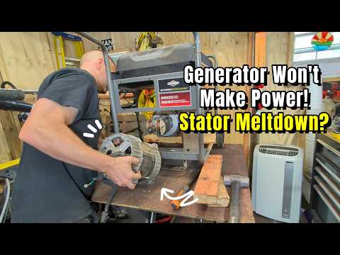 Storm Responder Generator Wont Make Power! Only Runs On Choke