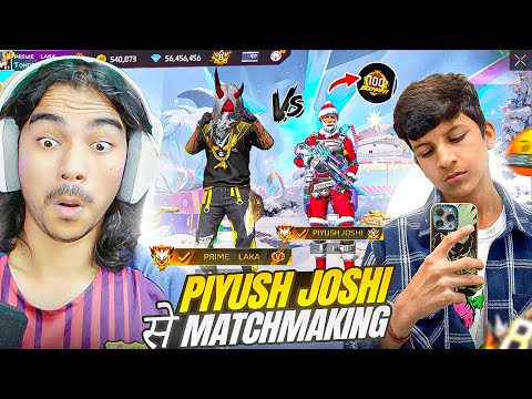 Openly Matchmaking With Piyush Joshi😱 4 vs 4 in Cs Ranked - Laka Gamer