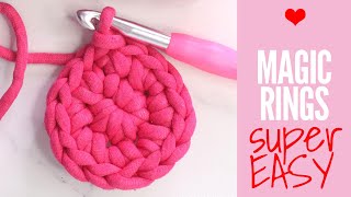 Easy Way to Do a MAGIC RING for Crochet (Magic Circle or Loop)