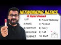 Networking For Beginners 2026 IP Mac Subnet Switch Router DHCP DNS Gateway Firewall NAT DMZ