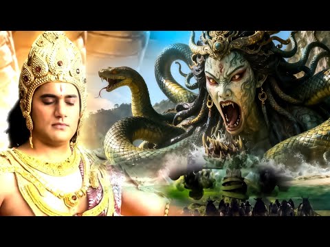 What disaster came from the churning of the ocean that endangered the entire universe? | Samudram...