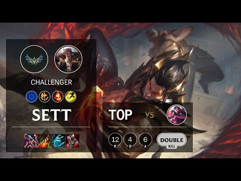 Sett Top vs Irelia - EUW Challenger Patch 12.2