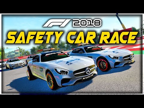 WHAT IF WE HAD 20 SAFETY CARS RACE EACH OTHER?! - F1 2018 Game Experiment