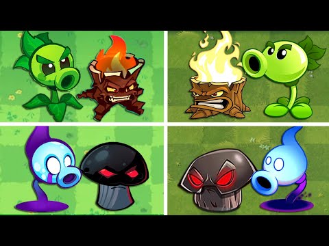 Random 18 Pair Plants PVZ 2 vs PVZ 3 Battlez - Which Version Will Win?