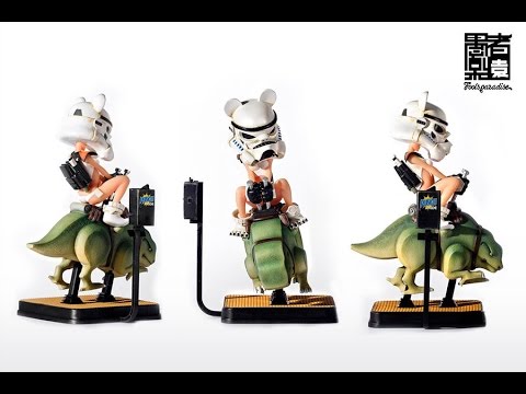 愚者樂園 Sand K.troop at Coin Rides Game #1 沙漠白兵惠子&沙地獸 開箱