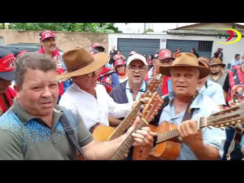 Cantoria da Folia de Reis Mineira de Itaguari na visita a residência do Divino de Freitas 03/12/2023