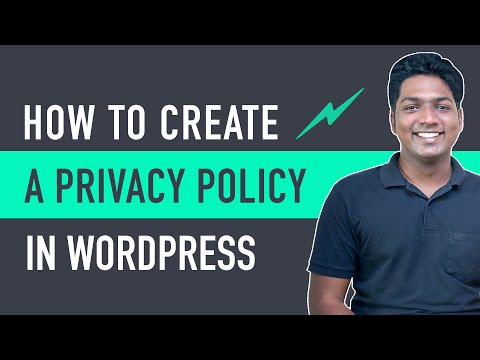 , title : 'How to Create Privacy Policy page in WordPress'