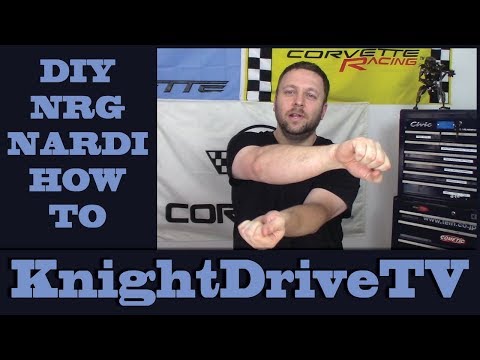 C5 Z06 Quick Release Steering Wheel install NRG Nardi Dish