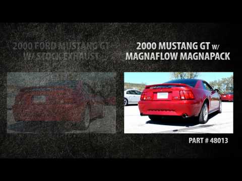 Magnaflow Magnapack vs. Stock Exhaust - 1999-2004 Ford Mustang GT