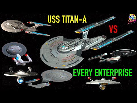 USS Titan A VS Every Enterprise! - Star Trek Starship Battles - Picard Season 3