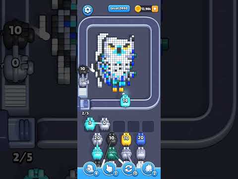 Pixel Flow Level 2440 Walkthrough