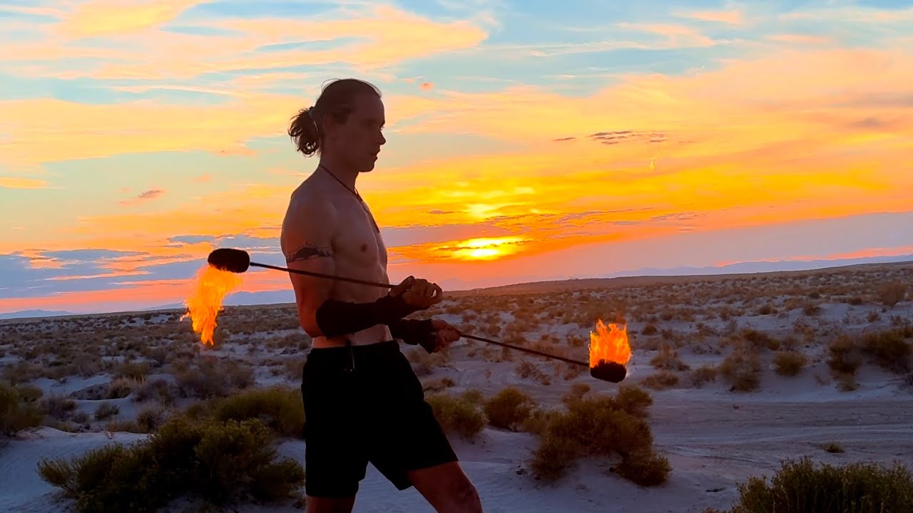 Promotional video thumbnail 1 for Poi Fire Performer