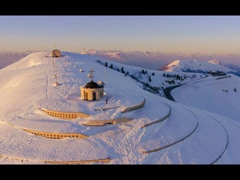 Monte Grappa - Sacrario Militare di Cima Grappa innevato