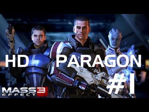 Lets Play Mass Effect 3 w/ Imported Paragon - Part 1 - Earth