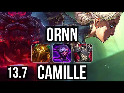 ORNN vs CAMILLE (TOP) | 5/1/7, 300+ games | KR Master | 13.7
