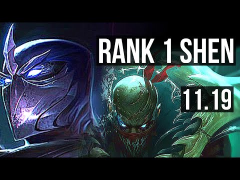 SHEN & Draven vs PYKE & Jhin (SUPPORT) | Rank 1 Shen, 0/2/11, Rank 19 | KR Challenger | v11.19