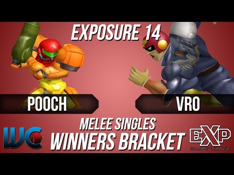 EXPosure 14 - Pooch (Samus) vs. Vro (Falcon) Melee Winners Bracket