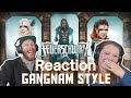K POP AND METAL TOGETHER FEUERSCHWANZ Gangnam Style PSY Cover REACTION