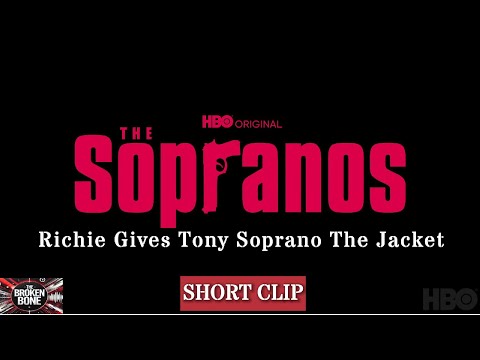 The Sopranos - Richie Gives Tony Soprano The Jacket.