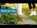 Heel To Toe Walk Balance Exercise For Older Adults