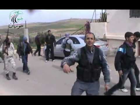 تجهيز مضاد طيارن 23 من قبل تجمع كتائب مغاوير حوران