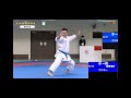 Moto Kazumasa Kata Unsu All Japan Karate 2022