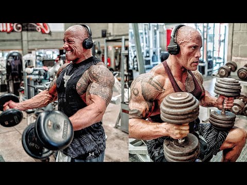 THE ROCK's WORKOUT | Dwayne Johnson |  Iron Paradise