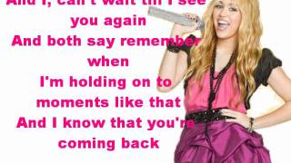 Been Here All Along - Hannah Montana Forever - Lyrics