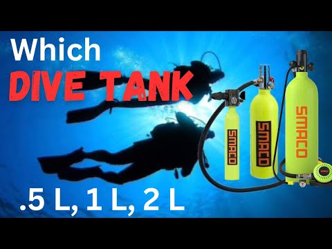 Every Mini Dive Tank from 0.5 L, 0.8 L, 1 L, and 2 L.  How to Use Safety, and Hands On