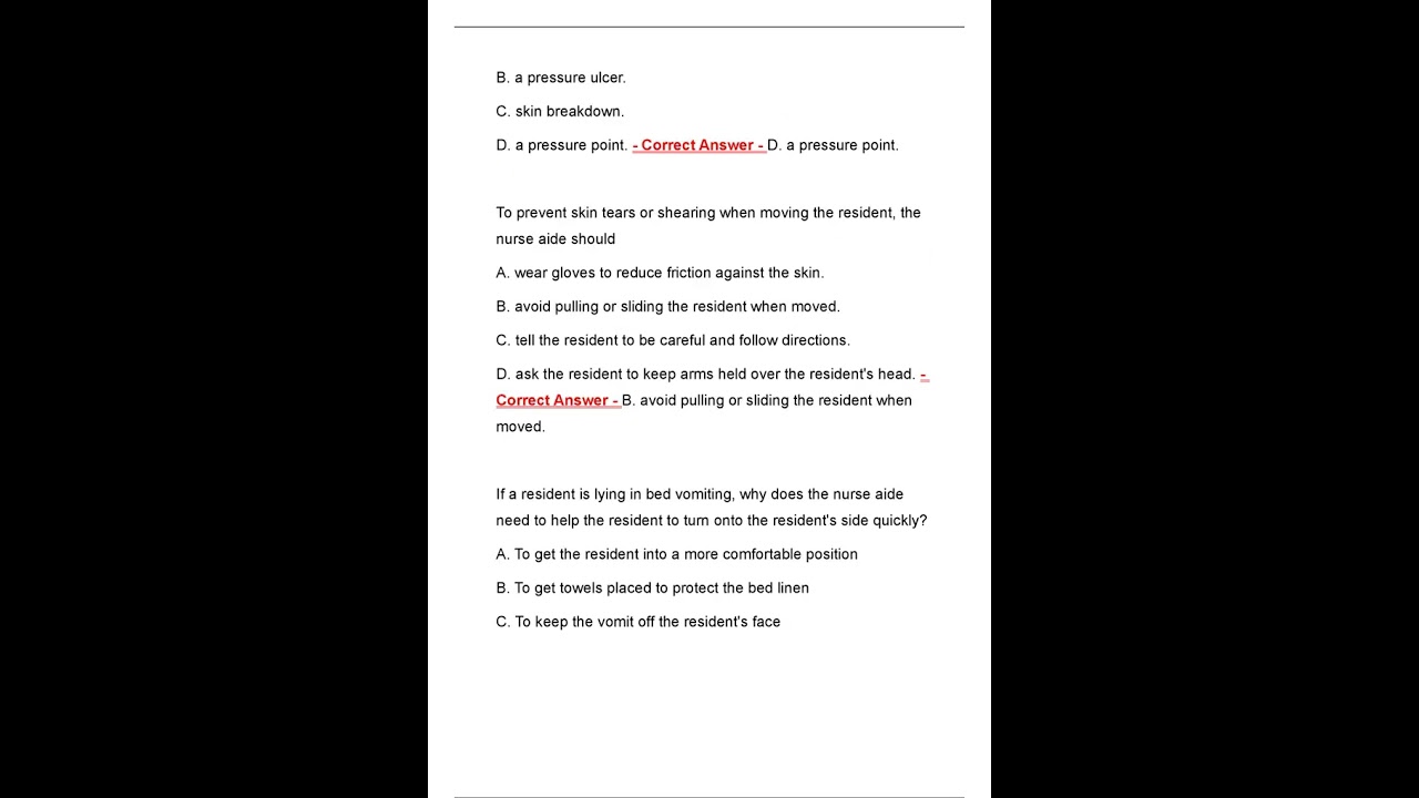 Prometric CNA Test  Questions and Answers Graded A+ Latest 2025 1