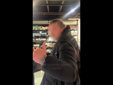 Woman confronts alleged racist in busy shopping centre
