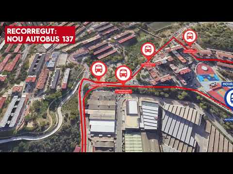 Nou recorregut de la línia de bus 137