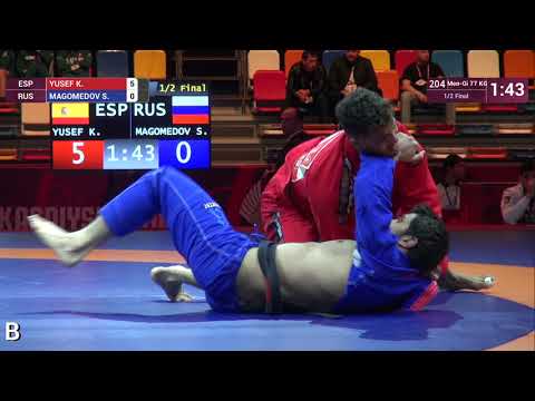1/2 Men-Gi - 77 kg: K. YUSEF (ESP) v. S. MAGOMEDOV (RUS)