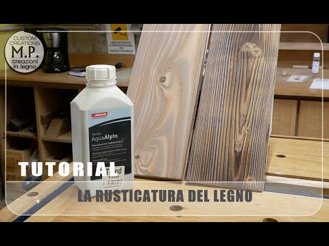 Tutorial - Rusticatura del legno