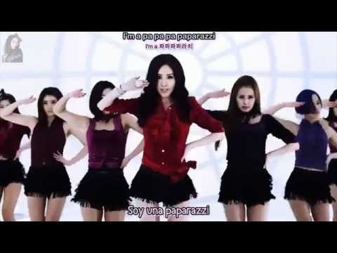 Paparazzi video oficial HD (kan mi youn ft. eric) hangul + romanization