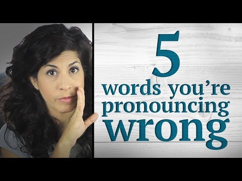 5 Commonly Mispronounced Words In English With Correct Pronunciation