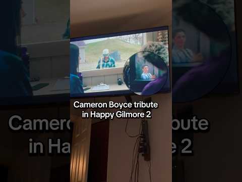 Cameron Boyce tribute in Happy Gilmore 2 #happygilmore #happygilmore2 #cameronboyce #dovecameron#rip