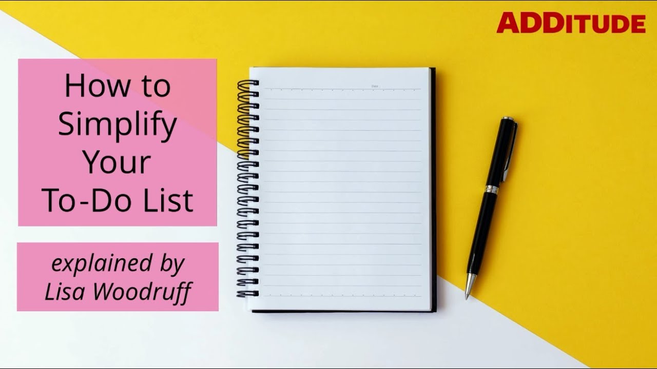 How to Simplify Your To-Do List