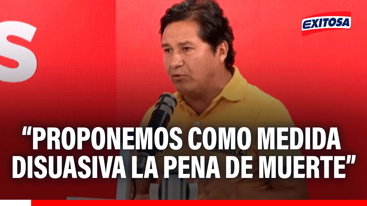 🔴🔵Perú se retiraría del Pacto de San José de ser gobierno, señala Vladimir Meza