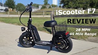 The iScooter F7 Electric Scooter Review - 28 MPH & 45 Mile Range