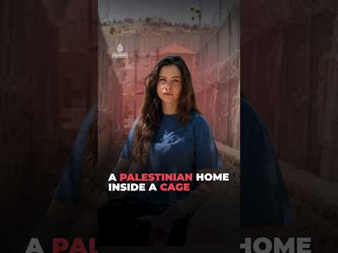A PALESTINIAN HOME INSIDE A CAGE
